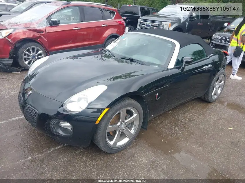 2008 Pontiac Solstice Gxp VIN: 1G2MG35X88Y105147 Lot: 45494702