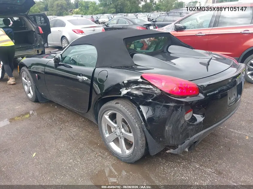 2008 Pontiac Solstice Gxp VIN: 1G2MG35X88Y105147 Lot: 45494702