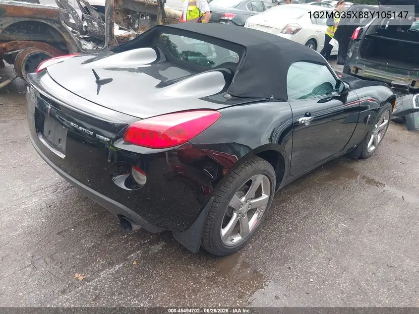 2008 Pontiac Solstice Gxp VIN: 1G2MG35X88Y105147 Lot: 45494702