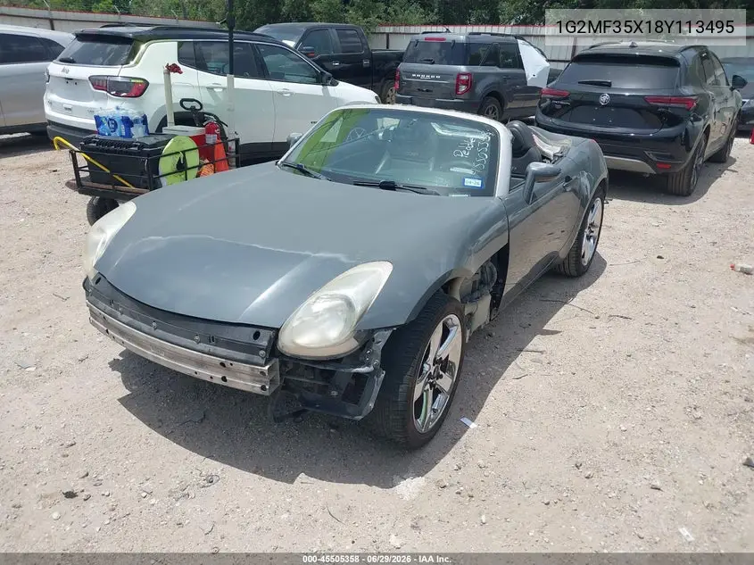 2008 Pontiac Solstice Gxp VIN: 1G2MF35X18Y113495 Lot: 45505358