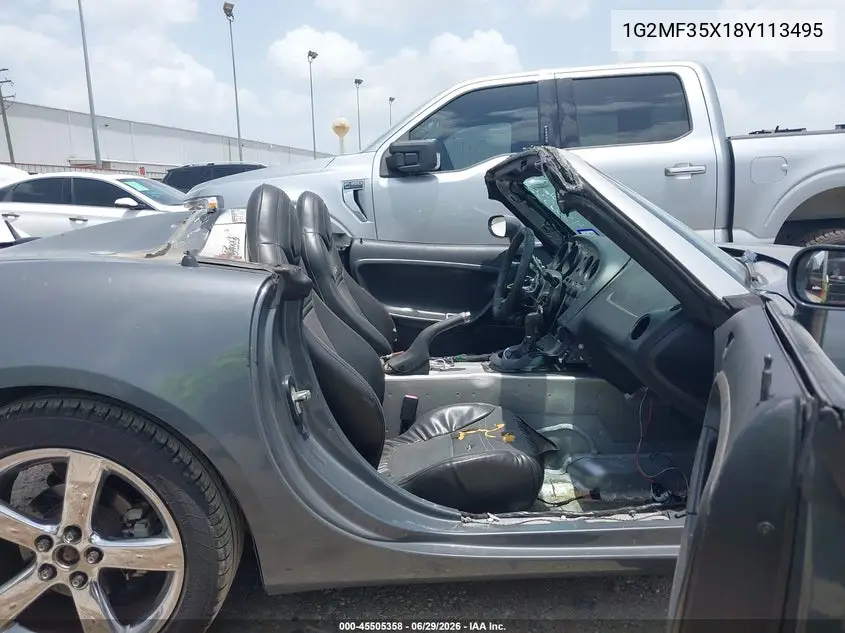 2008 Pontiac Solstice Gxp VIN: 1G2MF35X18Y113495 Lot: 45505358