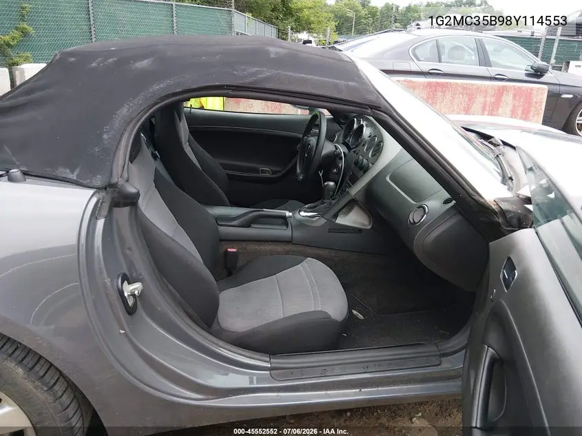 2008 Pontiac Solstice VIN: 1G2MC35B98Y114553 Lot: 45552552