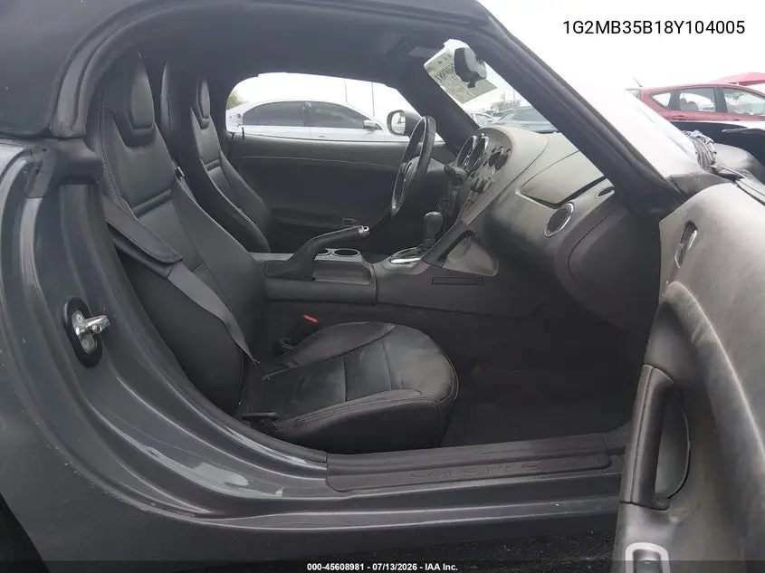 2008 Pontiac Solstice VIN: 1G2MB35B18Y104005 Lot: 45608981