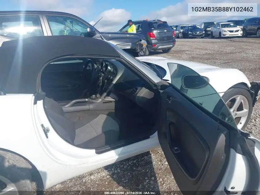 2008 Pontiac Solstice VIN: 1G2MB35B88Y102462 Lot: 45622398