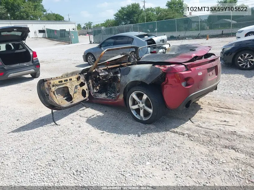 2009 Pontiac Solstice Gxp VIN: 1G2MT35X59Y105622 Lot: 45489956