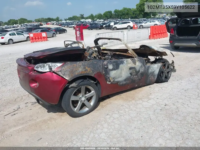 2009 Pontiac Solstice Gxp VIN: 1G2MT35X59Y105622 Lot: 45489956