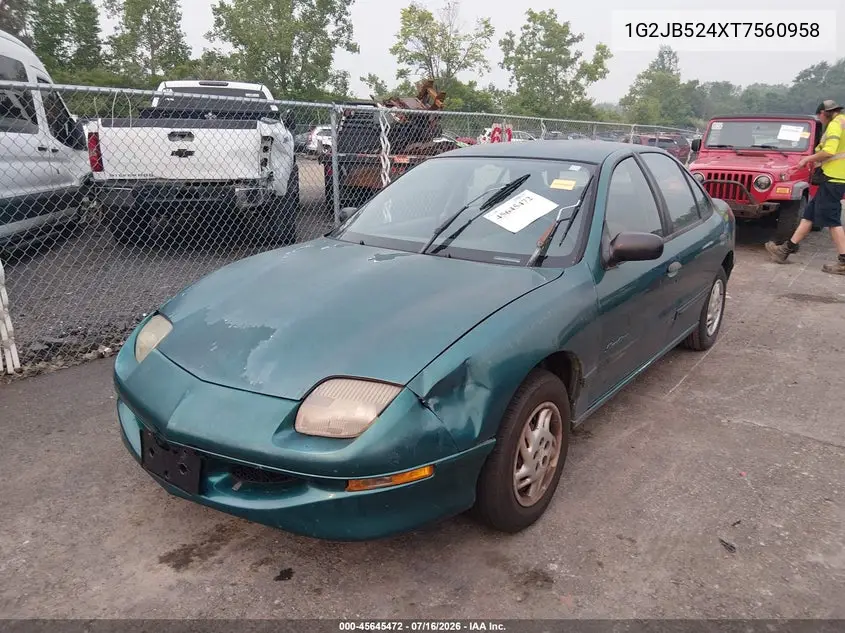 1996 Pontiac Sunfire Se VIN: 1G2JB524XT7560958 Lot: 45645472