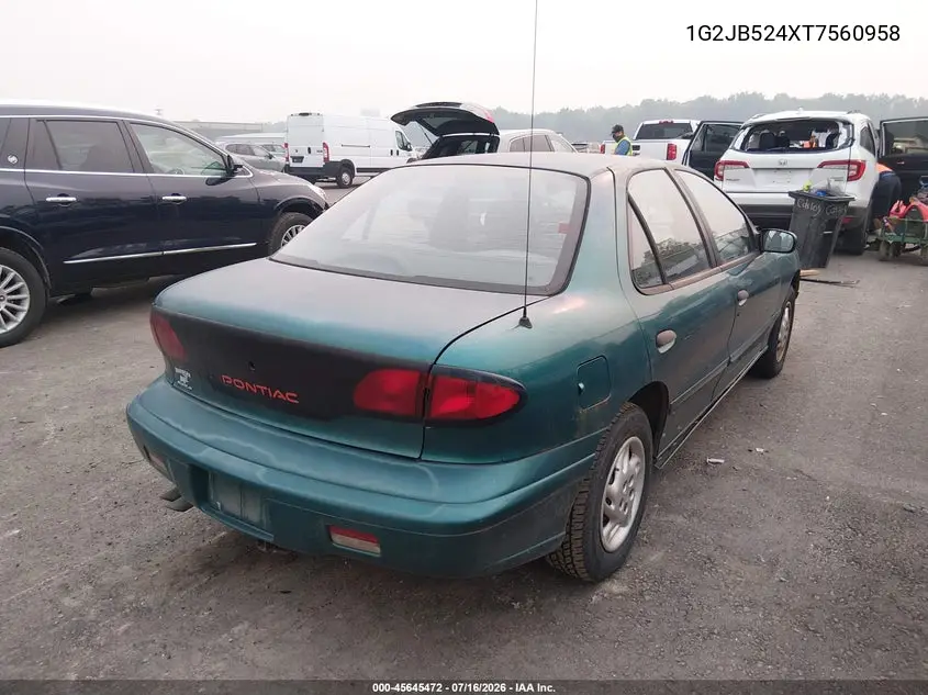 1996 Pontiac Sunfire Se VIN: 1G2JB524XT7560958 Lot: 45645472