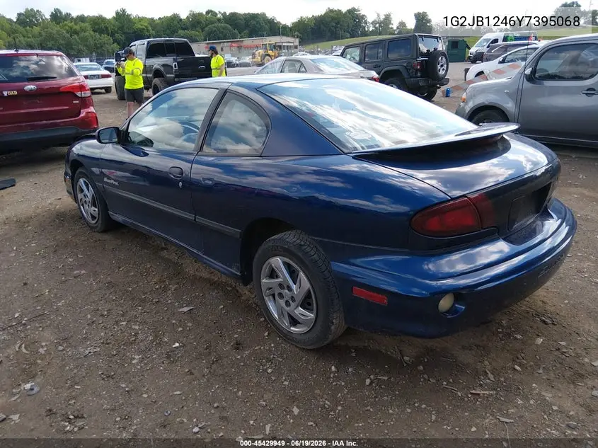 2000 Pontiac Sunfire Se VIN: 1G2JB1246Y7395068 Lot: 45429949