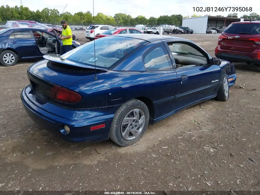 2000 Pontiac Sunfire Se VIN: 1G2JB1246Y7395068 Lot: 45429949