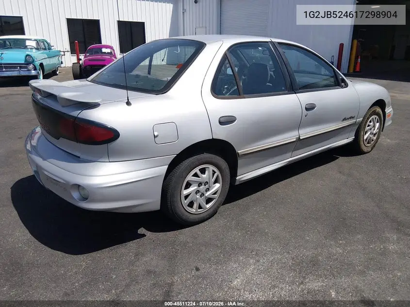 2001 Pontiac Sunfire Se VIN: 1G2JB524617298904 Lot: 45511224