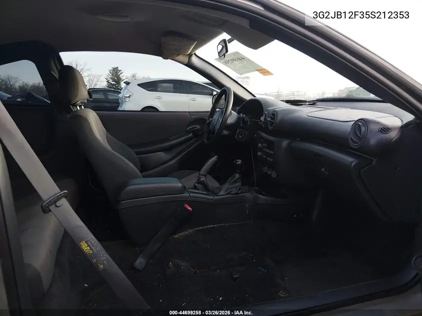 2005 Pontiac Sunfire VIN: 3G2JB12F35S212353 Lot: 44699258