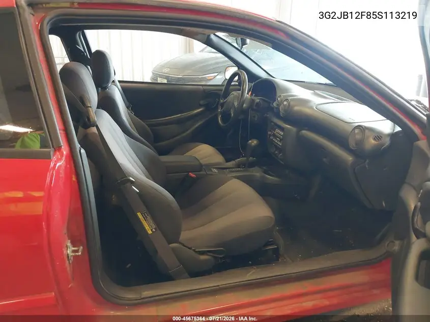 2005 Pontiac Sunfire VIN: 3G2JB12F85S113219 Lot: 45675364