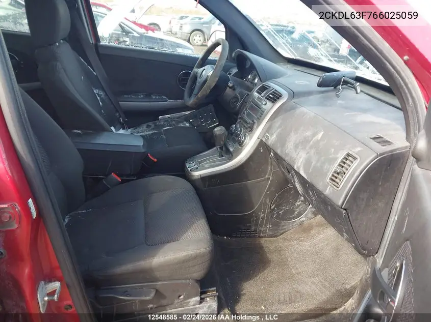 2006 Pontiac Torrent VIN: 2CKDL63F766025059 Lot: 12548585