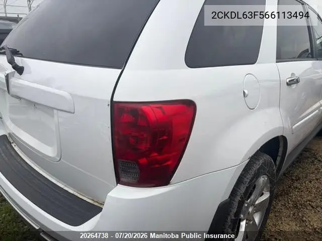 2006 Pontiac Torrent Sport VIN: 2CKDL63F566113494 Lot: 20264738