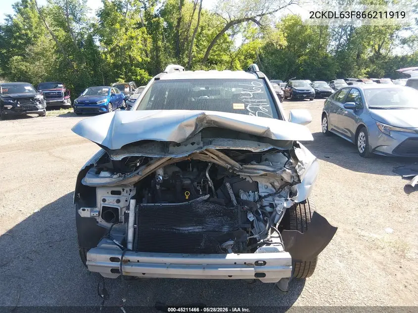 2006 Pontiac Torrent VIN: 2CKDL63F866211919 Lot: 45211466