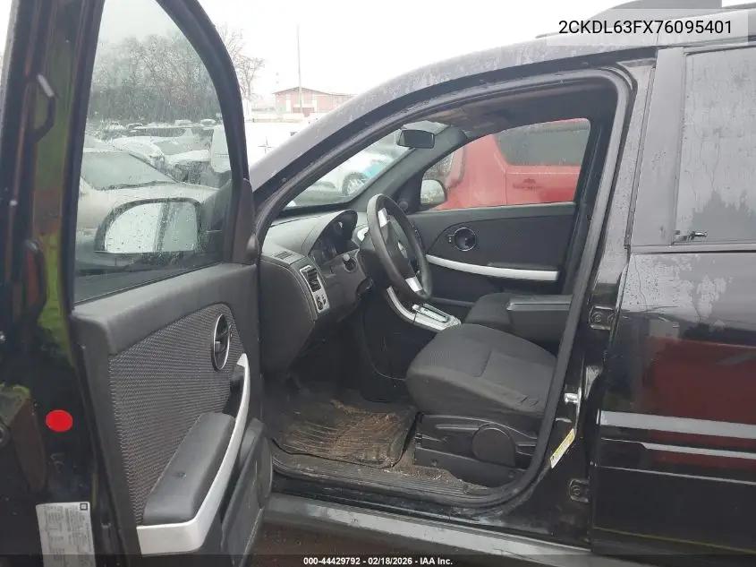 2007 Pontiac Torrent VIN: 2CKDL63FX76095401 Lot: 44429792
