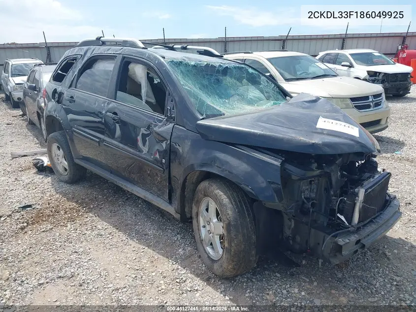 2008 Pontiac Torrent VIN: 2CKDL33F186049925 Lot: 45127445
