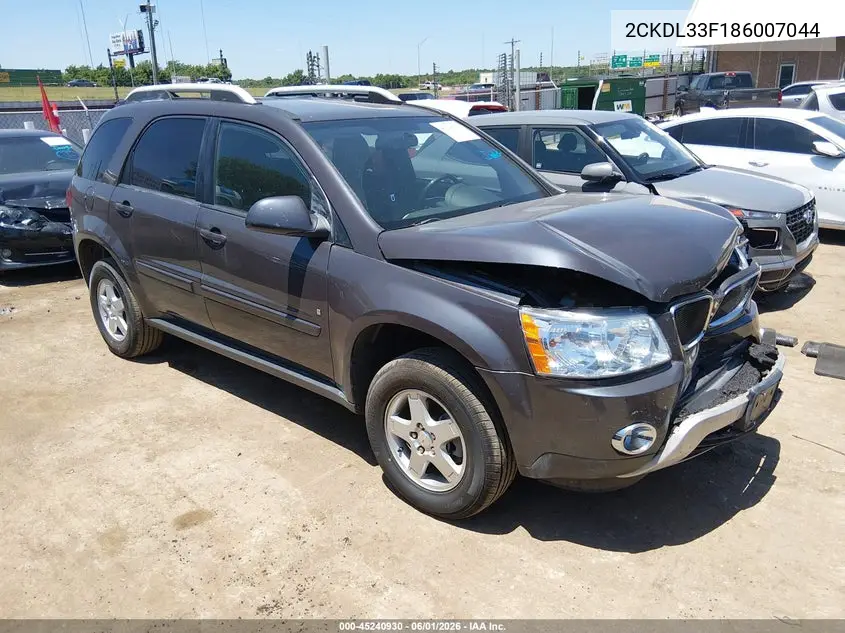 2008 Pontiac Torrent VIN: 2CKDL33F186007044 Lot: 45240930
