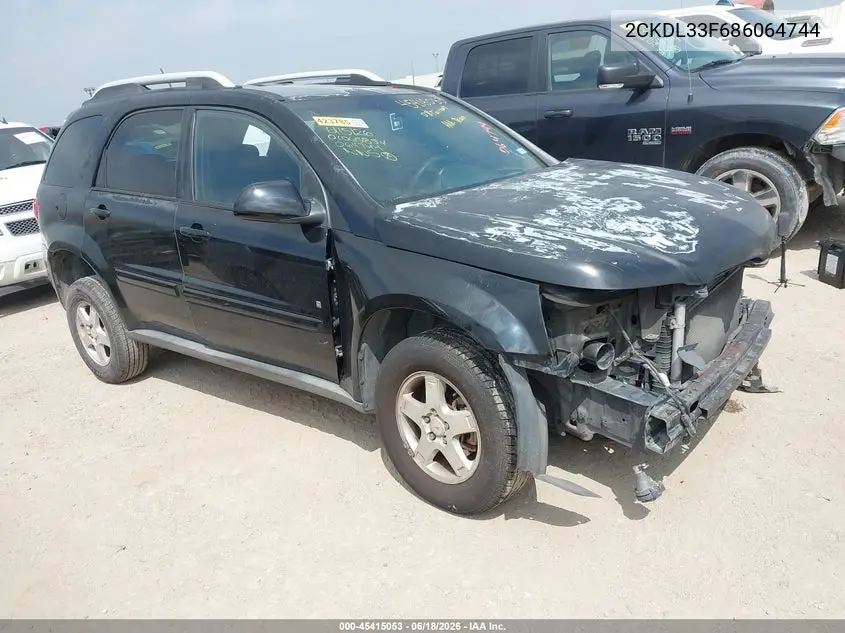 2008 Pontiac Torrent VIN: 2CKDL33F686064744 Lot: 45415053