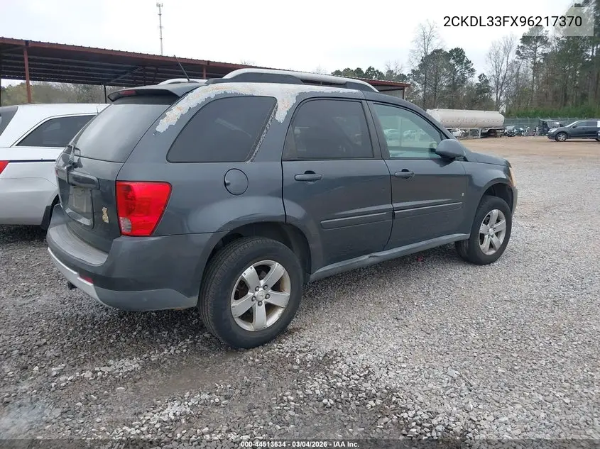 2009 Pontiac Torrent VIN: 2CKDL33FX96217370 Lot: 44513634