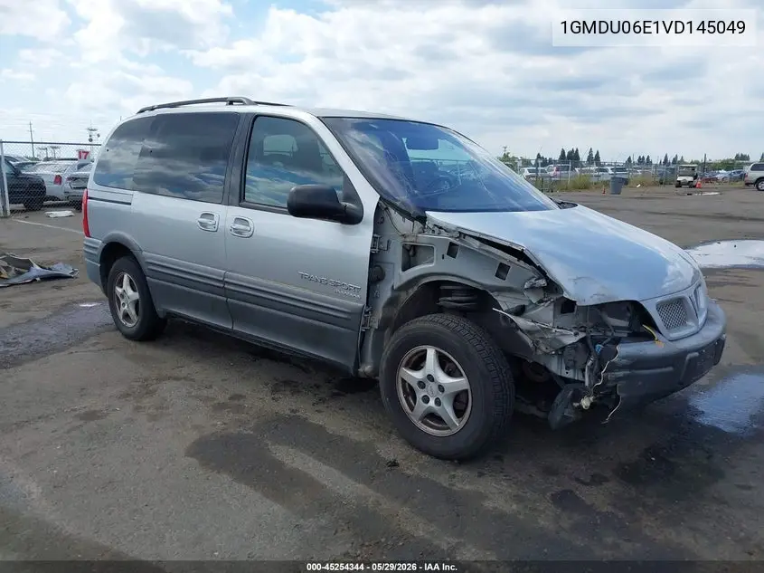 1997 Pontiac Trans Sport VIN: 1GMDU06E1VD145049 Lot: 45254344