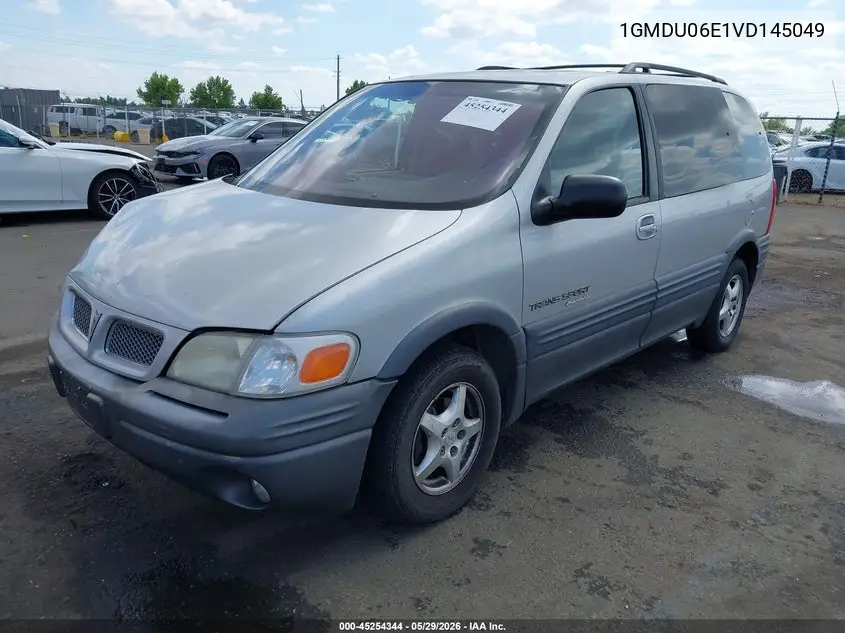 1997 Pontiac Trans Sport VIN: 1GMDU06E1VD145049 Lot: 45254344