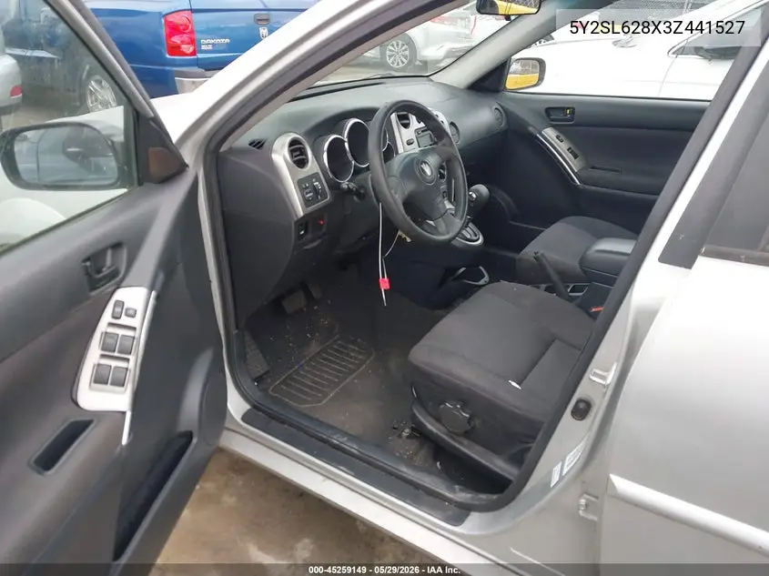 2003 Pontiac Vibe VIN: 5Y2SL628X3Z441527 Lot: 45259149