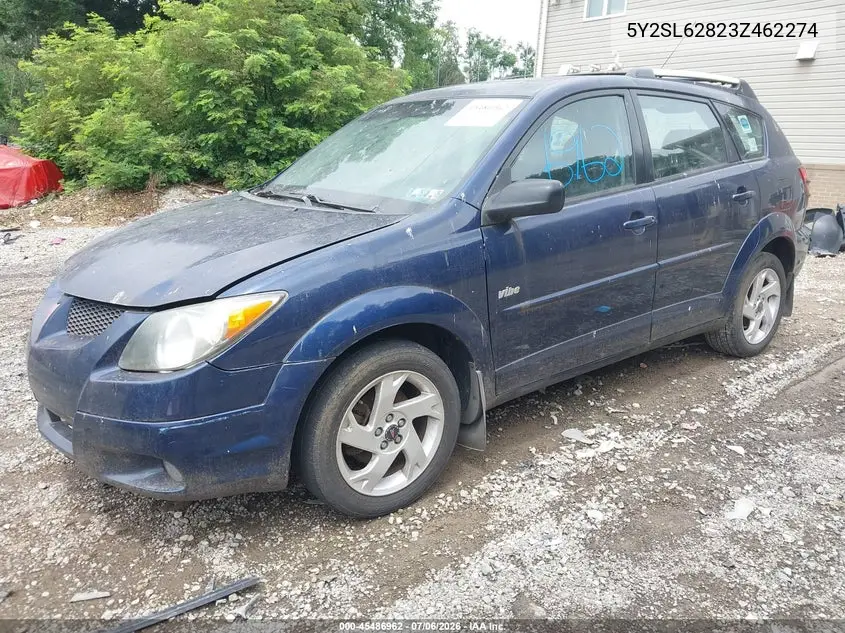 2003 Pontiac Vibe VIN: 5Y2SL62823Z462274 Lot: 45486962