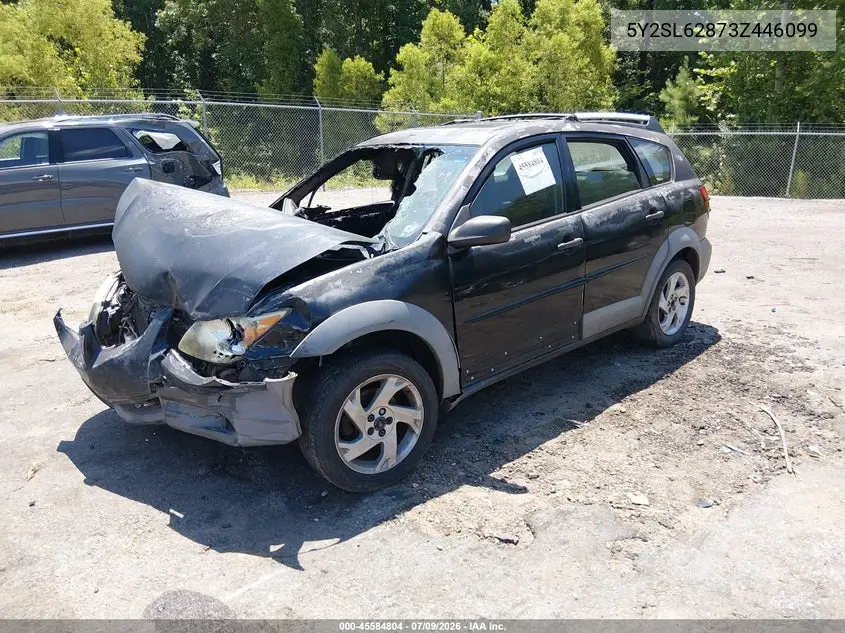 2003 Pontiac Vibe VIN: 5Y2SL62873Z446099 Lot: 45584804