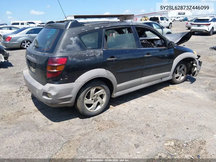 2003 Pontiac Vibe VIN: 5Y2SL62873Z446099 Lot: 45584804