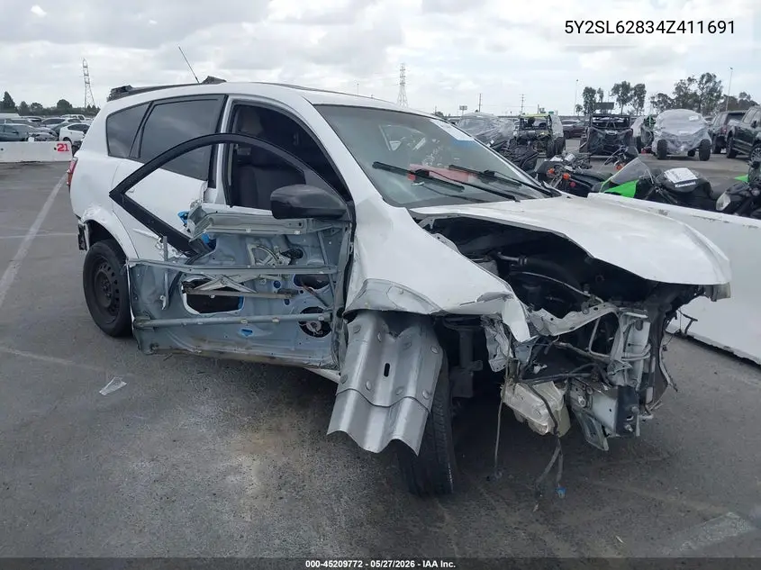 2004 Pontiac Vibe VIN: 5Y2SL62834Z411691 Lot: 45209772