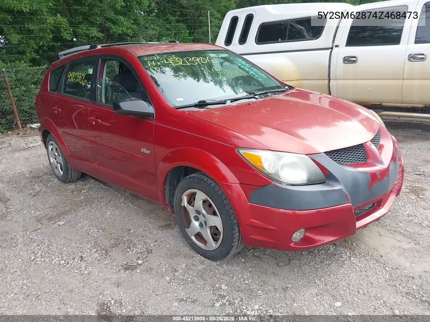 2004 Pontiac Vibe VIN: 5Y2SM62874Z468473 Lot: 45213906