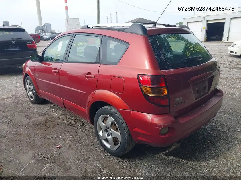 2004 Pontiac Vibe VIN: 5Y2SM62874Z468473 Lot: 45213906