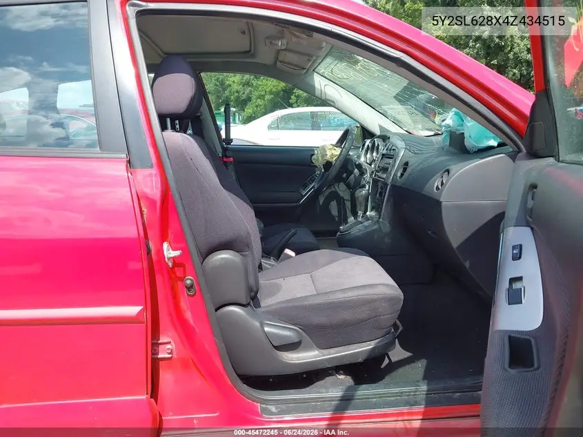 2004 Pontiac Vibe VIN: 5Y2SL628X4Z434515 Lot: 45472245
