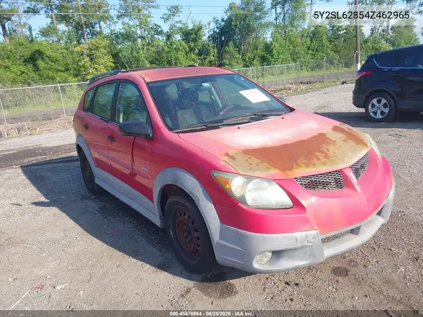 2004 Pontiac Vibe VIN: 5Y2SL62854Z462965 Lot: 45478864