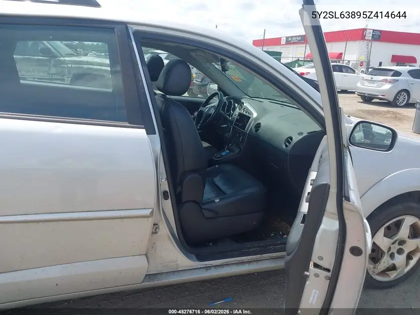 2005 Pontiac Vibe VIN: 5Y2SL63895Z414644 Lot: 45276716