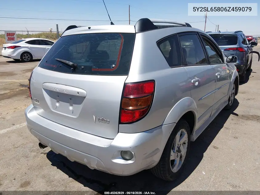 2006 Pontiac Vibe VIN: 5Y2SL65806Z459079 Lot: 45362929