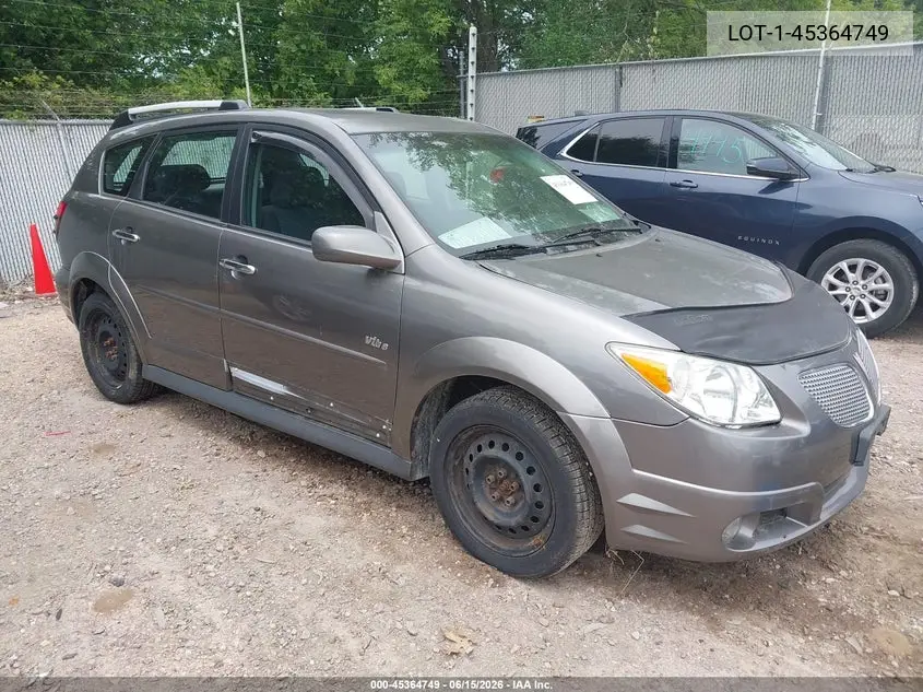2006 Pontiac Vibe VIN: 5Y2SL65856Z435747 Lot: 45364749