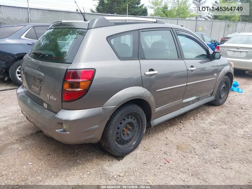 2006 Pontiac Vibe VIN: 5Y2SL65856Z435747 Lot: 45364749