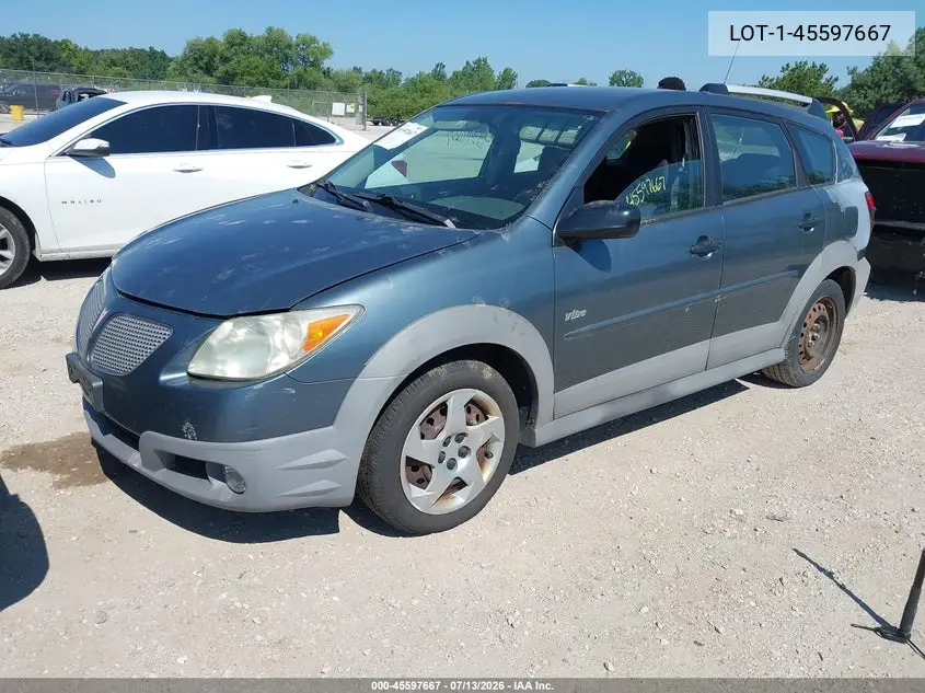 2006 Pontiac Vibe VIN: 5Y2SL65806Z407967 Lot: 45597667