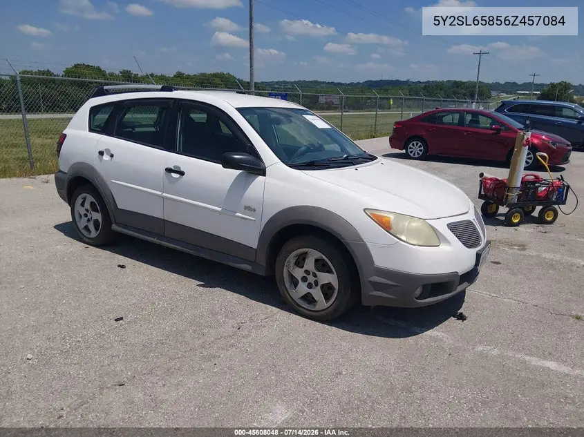 2006 Pontiac Vibe VIN: 5Y2SL65856Z457084 Lot: 45608048