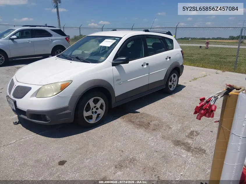 2006 Pontiac Vibe VIN: 5Y2SL65856Z457084 Lot: 45608048