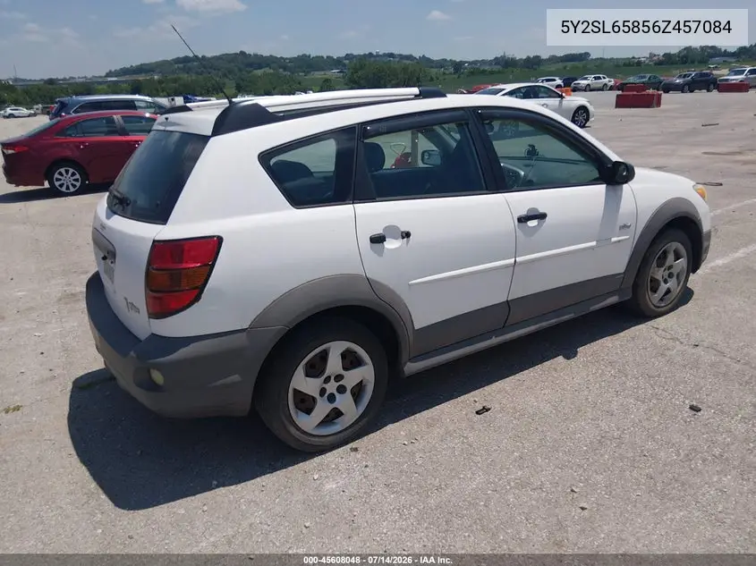 2006 Pontiac Vibe VIN: 5Y2SL65856Z457084 Lot: 45608048
