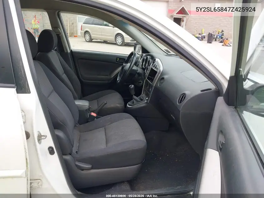 2007 Pontiac Vibe VIN: 5Y2SL65847Z425924 Lot: 45130606