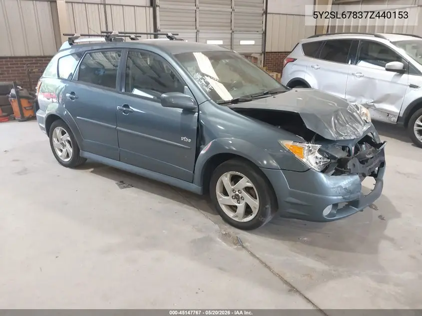 2007 Pontiac Vibe VIN: 5Y2SL67837Z440153 Lot: 45147767