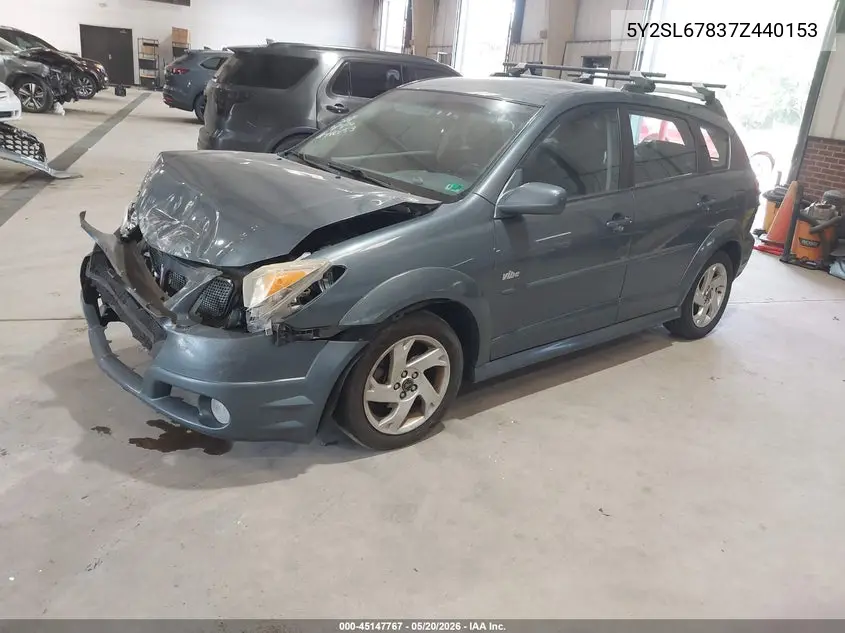 2007 Pontiac Vibe VIN: 5Y2SL67837Z440153 Lot: 45147767
