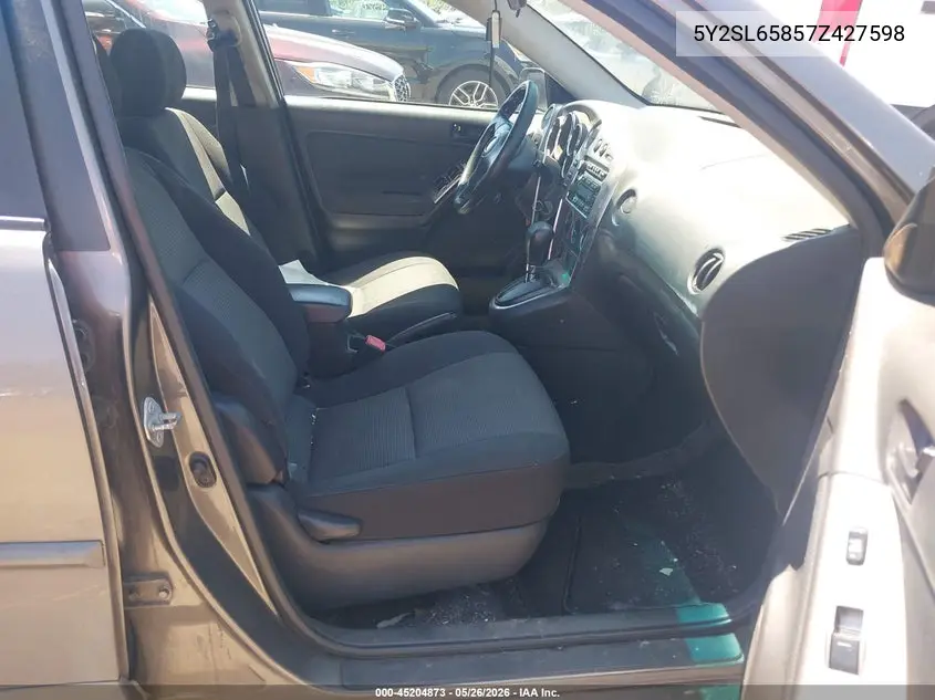 2007 Pontiac Vibe VIN: 5Y2SL65857Z427598 Lot: 45204873