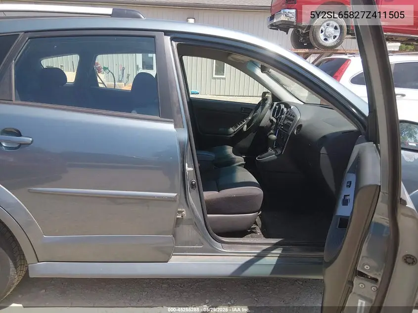 2007 Pontiac Vibe VIN: 5Y2SL65827Z411505 Lot: 45255288