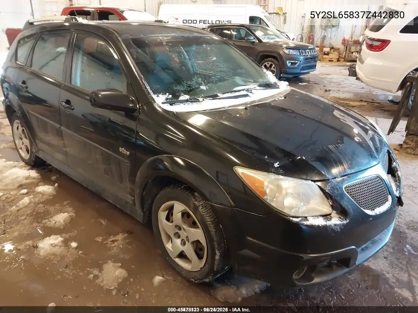 5Y2SL65837Z442830 2007 Pontiac Vibe